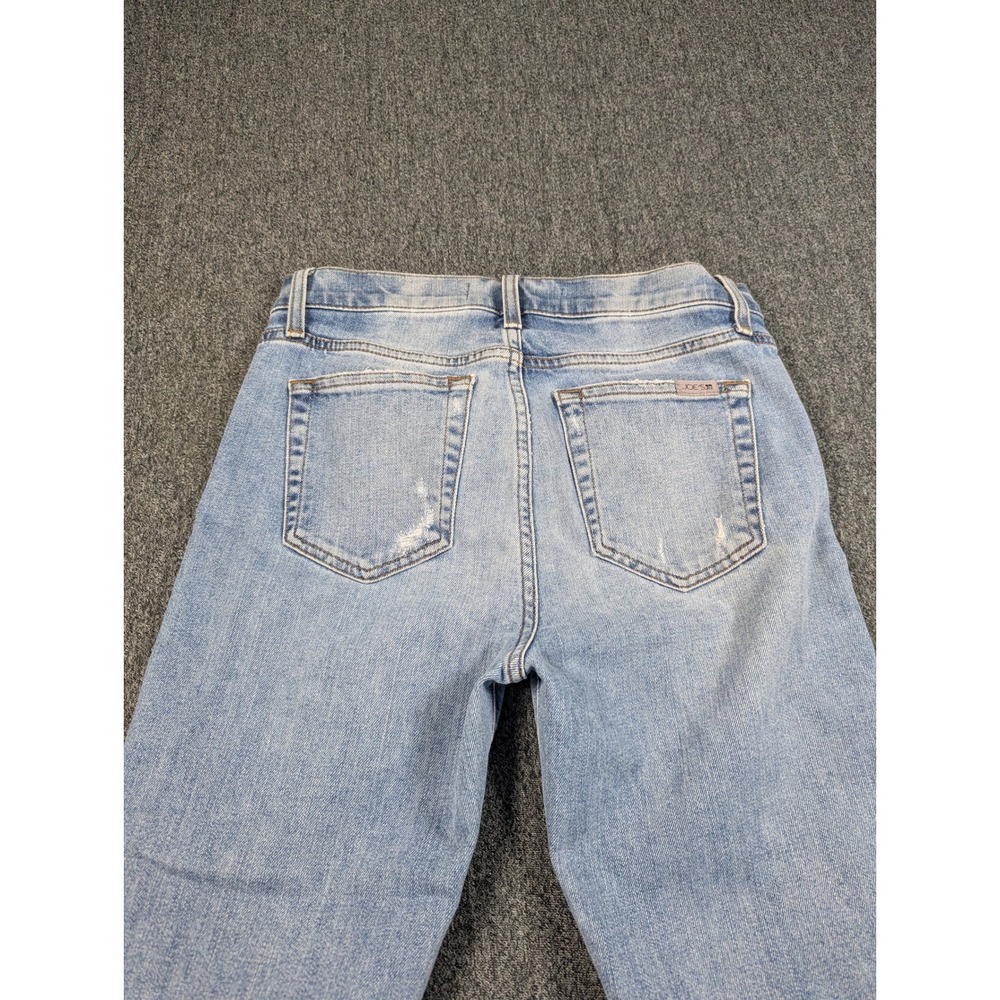 Joes Jeans High Rise Straight Ankle Distressed Light Wash Denim W27 - Picture 8 of 8